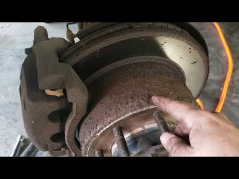 2008 Ford F-250 Super Duty front and rear brake pad plus rotor replacement