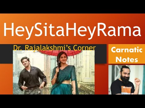 Oh Sita Hey Rama | Sita Ramam | VishalChandrasekar | Carnatic Notes | Veena Tutorial | DrRajalakshmi