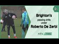 Brighton Passing Drills under Roberto De Zerbi