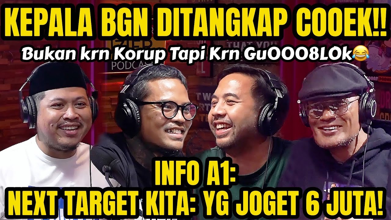 BGN B NYA…. 😂 SEREM BGT NIH PODCAST ASUU‼️ Tretan, Coki, Adriano