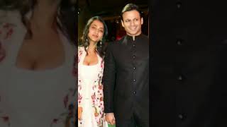 Vivek Oberoi with dad Suresh Oberoi and sweet wife Priyanka Alva Oberoi❤🥰👌#viralshorts #viralvideo