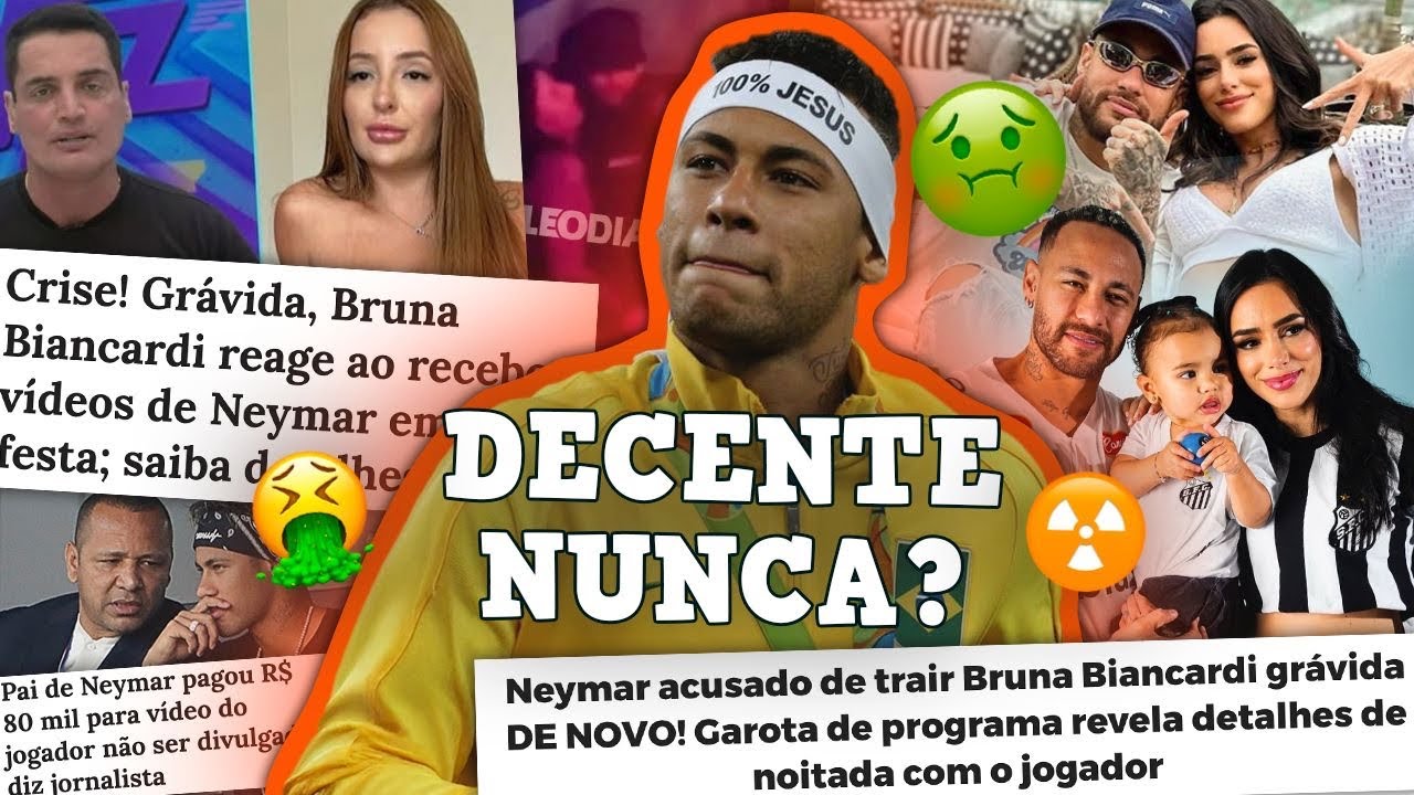 A QUEDA DE NEYMAR: TRAIU A BRUNA GRÁVIDA… DE NOVO?
