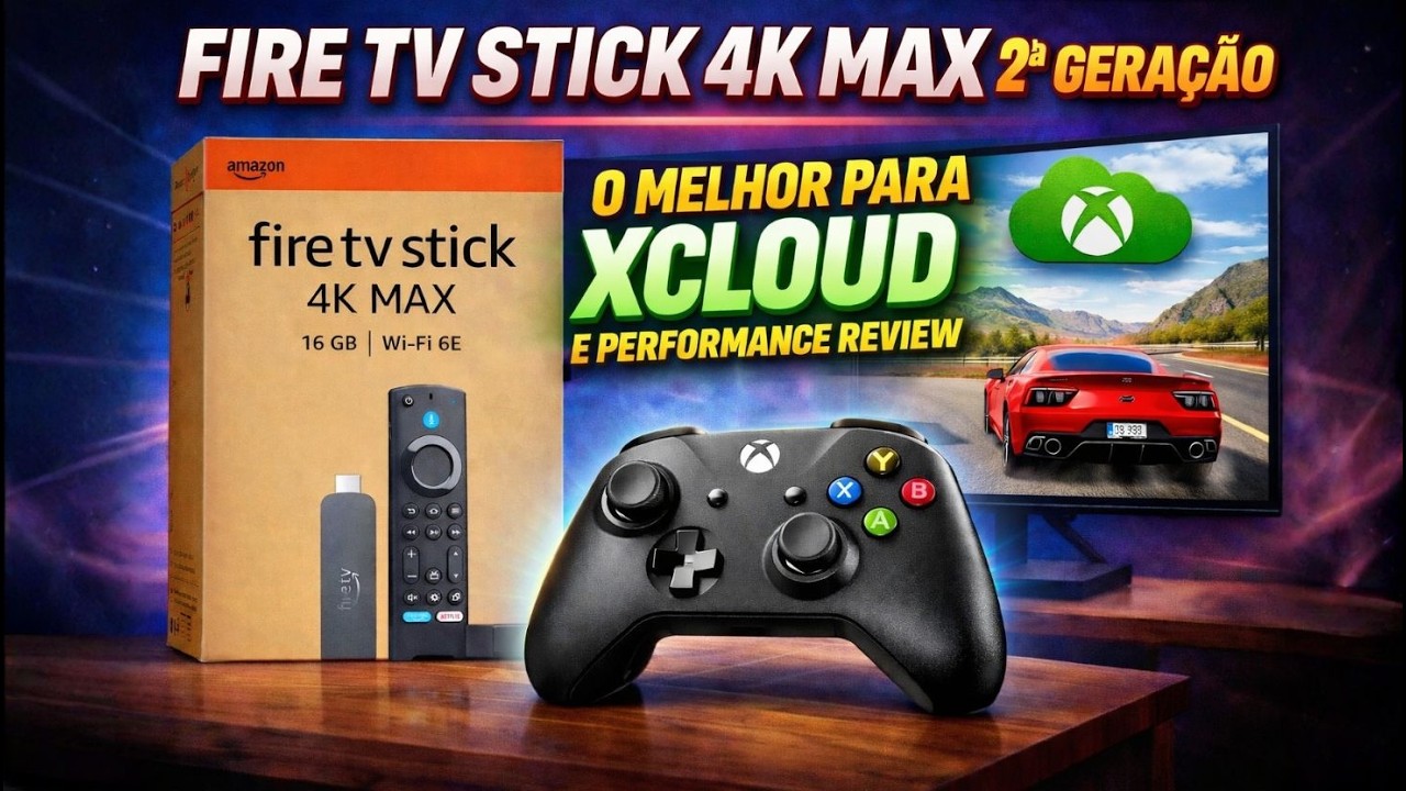 Miniatura da avaliação em vídeo de Amazon Fire TV Stick 4K Max 16GB Wi-Fi 6E
