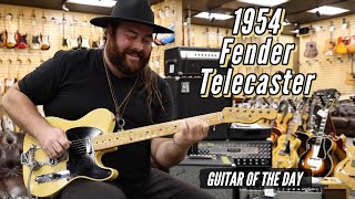 Video thumbnail for 1954 Fender Telecaster Black Guard | Guitar of the Day by Normans Rare Guitars
