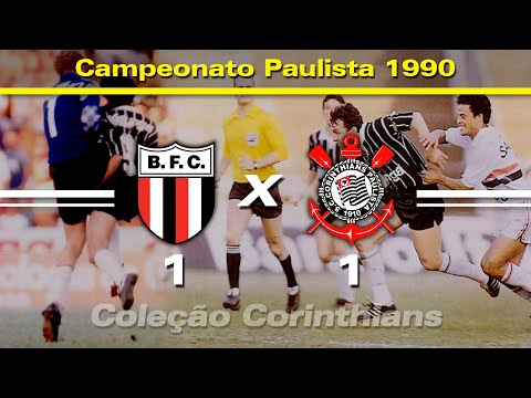 Botafogo-SP 1 x 1 Corinthians - 05 / 08 / 1990 - Campeonato Paulista ( Hexagonal Final )