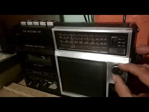 Radiograbador Philips AR198 CAZAVINTAGE 099435347 Radiograbador Philips AR198 funcionando