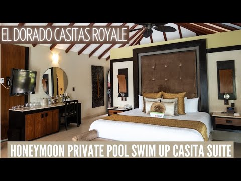 Honeymoon Private Pool Swim Up Casita Suite ROOM TOUR | EL DORADO CASITAS ROYALE | Riviera Maya 2021
