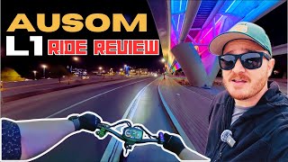 Performance BEYOND Its Price! Ausom L1 Electric Scooter First Ride Review