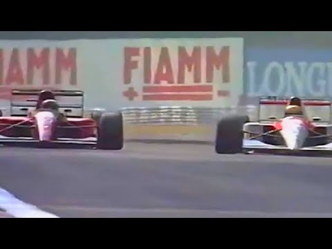 GP Italia 1991 Monza Ayrton Senna Nigel Mansell Alain Prost Ferrari Michael Schumacher Mediaset ITA