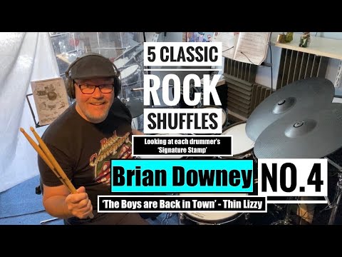 5 Classic Rock Shuffles No.4 by Brian Downey - Thin Lizzy