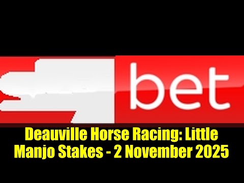 Deauville Horse Racing: Little Manjo Stakes - 2 November 2025