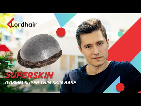 Super Natural Thin Skin Mens Hairpieces Immediate Shipment from Lordhair