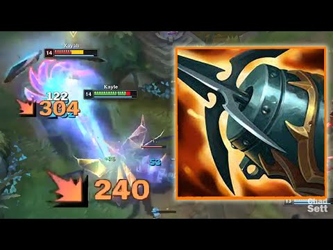 When Kayle buy ADC Items..