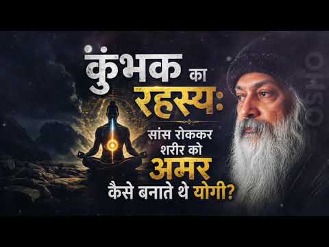 कुंभक का रहस्य: सांस रोककर शरीर को अमर कैसे बनाते थे योगी? #osho #kumbhak #meditation 
