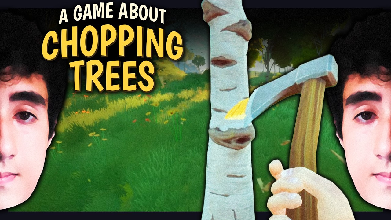 Cortando TODAS AS ÁRVORES 🪓 A Game About Chopping Trees