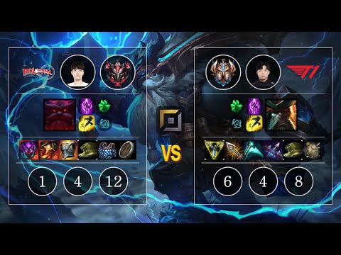 KT Ray Ornn vs T1 Canna Gangplank Top - KR Patch 10.12