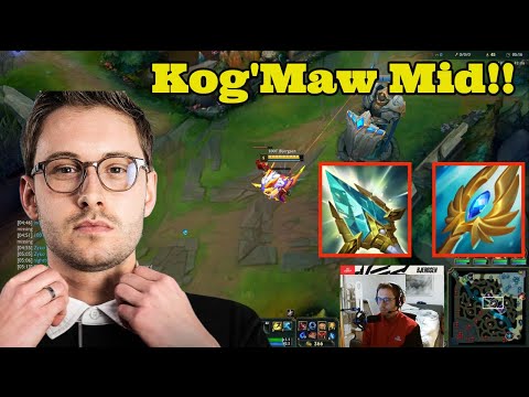 100T Bjergsen Shows How BROKEN Kog'Maw MID IS With These Items