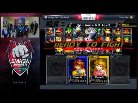 energy BALLZ mcdaniel vs Team Beer - UB Semi Blind Man - Smash Summit 3