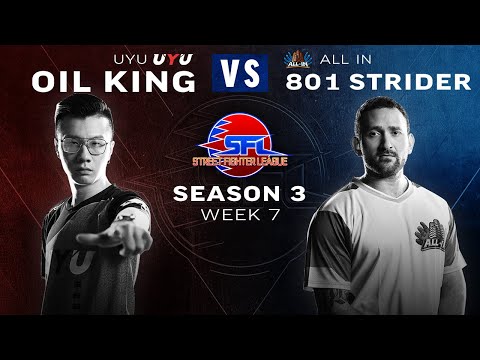 Oil King (Seth) vs. 801 Strider (Urien) - Bo3 - Street Fighter League Pro-US - Season 3 Week 7