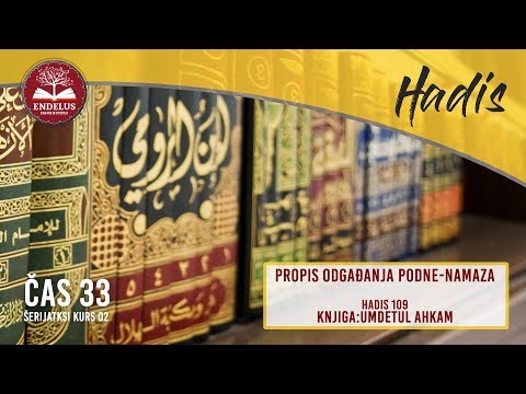 Propis odgađanja podne-namaza (Hadis 109) | Čas 33 Umdetul Ahkam | dr. Zijad Ljakić