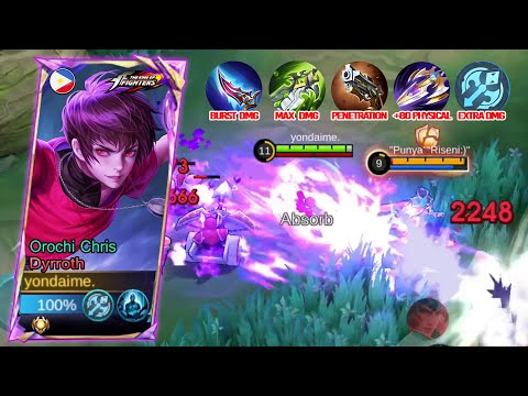 100% BROKEN 💀 DYRROTH BEST 1 HIT BUILD | (you must try!!)