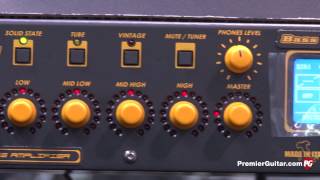 Video thumbnail for NAMM '14 - Markbass Bass Multiamp S Demo by Premier Guitar
