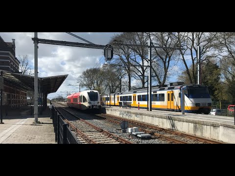 Meerdere SGM(M) treinen 5 april 2021 Utrecht-Lunetten  Tiel. Genieten nu het nog kan!