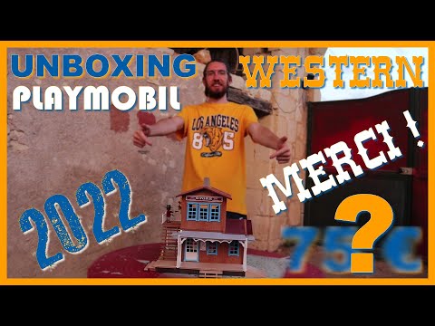 PLAYMOBIL MAGASIN DU FAR-WEST AVEC STUDIO REF 70947 DE 2022 UNBOXING EN FRANCAIS 🤠🌵📷🐴🧴 !