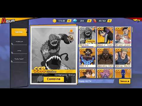 BAKAR 24K diamond Cuma buat karakter DOT! "GRORIBAS IM HERE" One Punch Man TheStrongest SEA