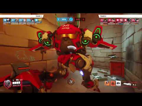 F.E POV Enemy DVa & Phara harasses me on Mercy (So I Peace Them Up on Kirko) in Overwatch 2 - part 8