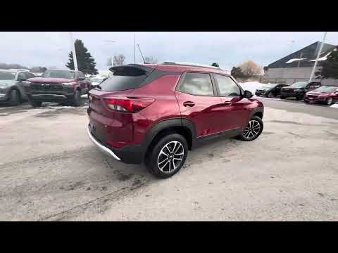 2024 Chevrolet TrailBlazer AWD 4dr LT in Red for sale at Boyer Pickering Chevrolet Cadillac Buick GMC Ltd. in Pickering, ON