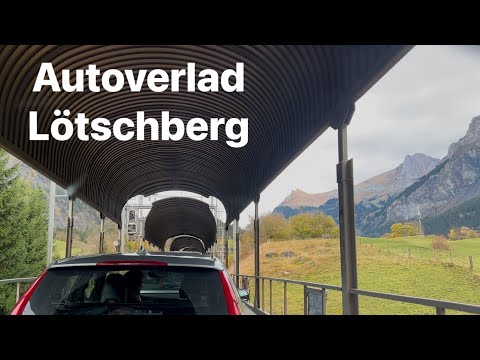 Autoverlad Lötschberg Base Tunnel | Car Train | Full Trip Goppenstein to Kandersteg
