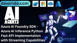Azure AI Foundry SDK - Azure AI Inference Python Fast API Implementation with Streaming Capabilities