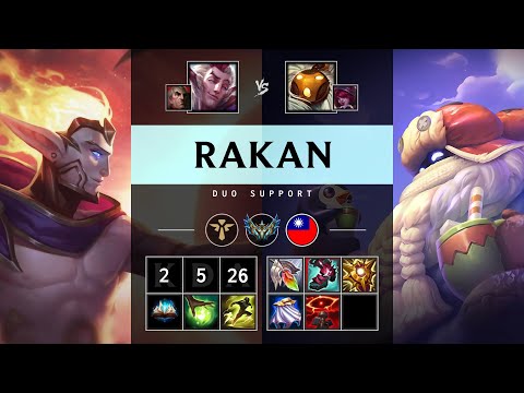 Rakan Support vs Bard - TW Challenger Patch 25.17