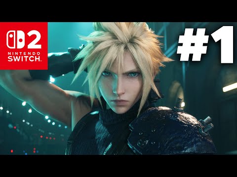 Final Fantasy 7 Remake Nintendo Switch 2 Gameplay Walkthrough Part 1 (FULL GAME) 4K 30fps