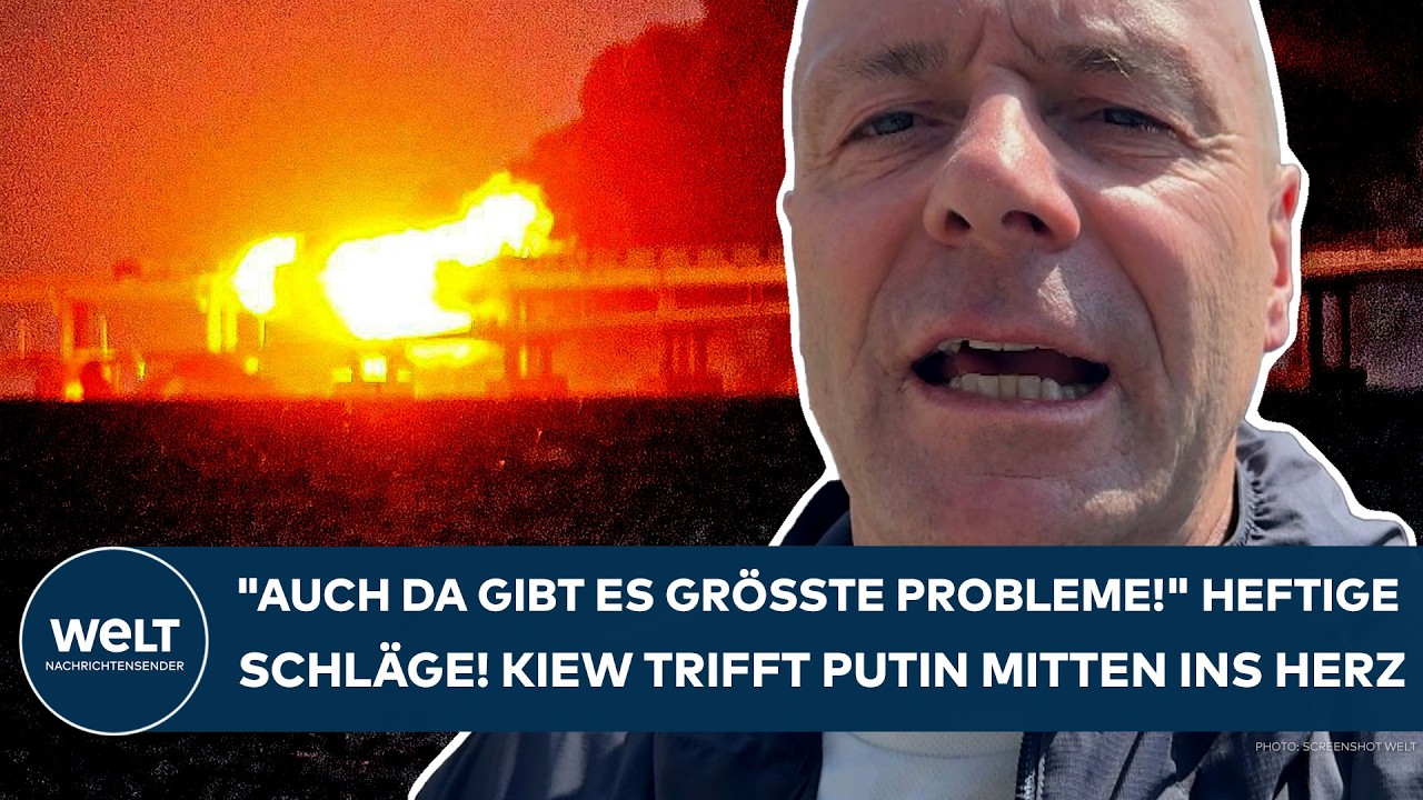 UKRAINE-KRIEG: "Die brennen fast täglich lichterloh!" Diese Schläge treffen Putin mitten ins Herz!