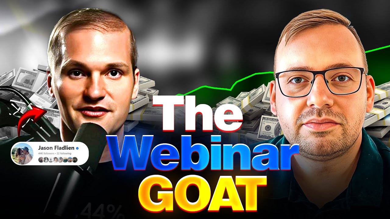 Jason Fladlien: The $250M Webinar Strategist Behind Alex Hormozi and the Biggest Online Launches