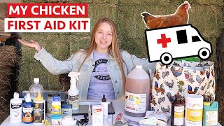 CHICKEN FIRST AID KIT - What You Need For Sick or Injured Chickens