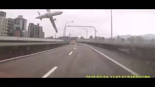 Taiwan Plane Crash Scary Near Miss Footage