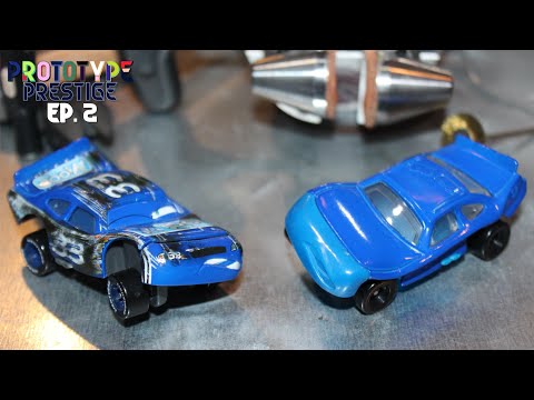Mattel Disney Cars Prototype Prestige Ep. 2 - Race Damaged Mood Springs Chuck Armstrong (Piston Cup)