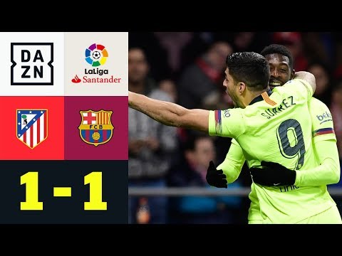 Ousmane Dembele rettet Punkt in letzter Minute: Atletico Madrid - FC Barcelona 1:1 | LaLiga | DAZN