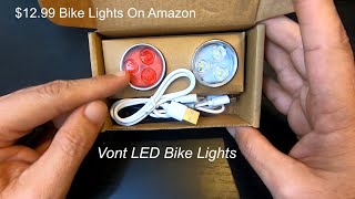 Vont Pyro LED Bike Lights unboxing and  Review, Amazon Best Seller