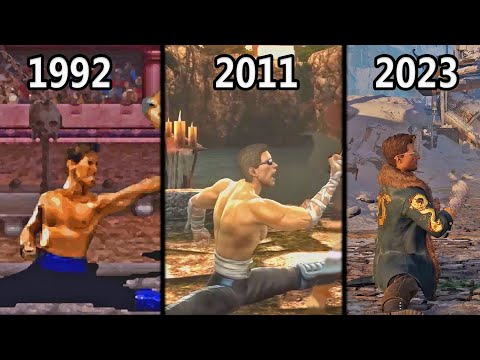 Evolution of Johnny Cage's Nut Punch (1992-2023)