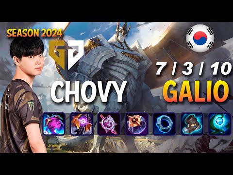 GEN Chovy GALIO vs SYLAS Mid - Patch 14.23 KR Ranked | lolrec