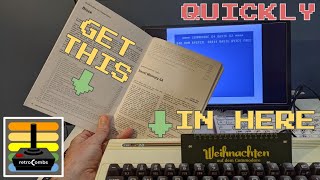 How to Transfer Long Printed BASIC Programs to a Commodore Computer.