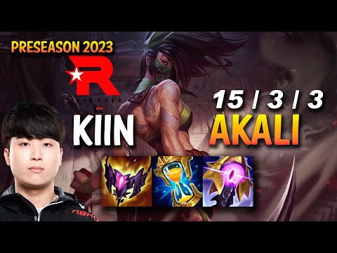 KT Kiin AKALI vs RENEKTON Top - KR Ranked
