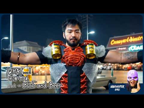 WHAT...! IRON-MAN, Mark - Crab and Beer 🦀🍺