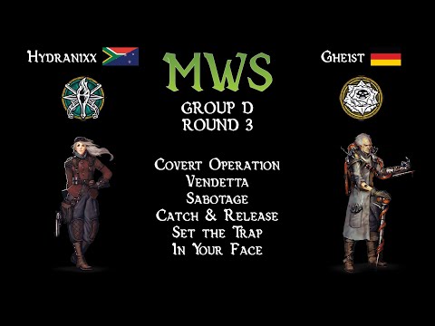Hydranixx (Maxine 1) vs Gheist (Leveticus 1) - 2022 MWS Championship Round 3