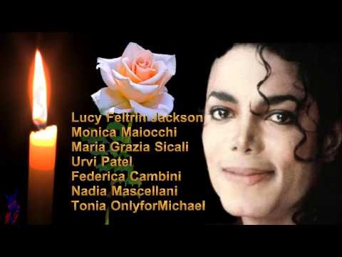 25.06.2014: candle and roses for Michael