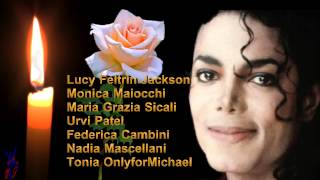 25.06.2014: candle and roses for Michael